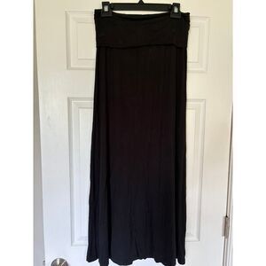 Sonoma Abstract Print Maxi Skirt Black Small